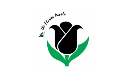 Black Tulip Flowers logo