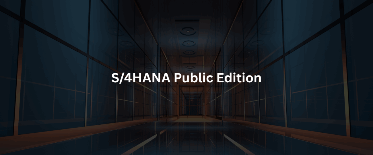 S4hana public edition