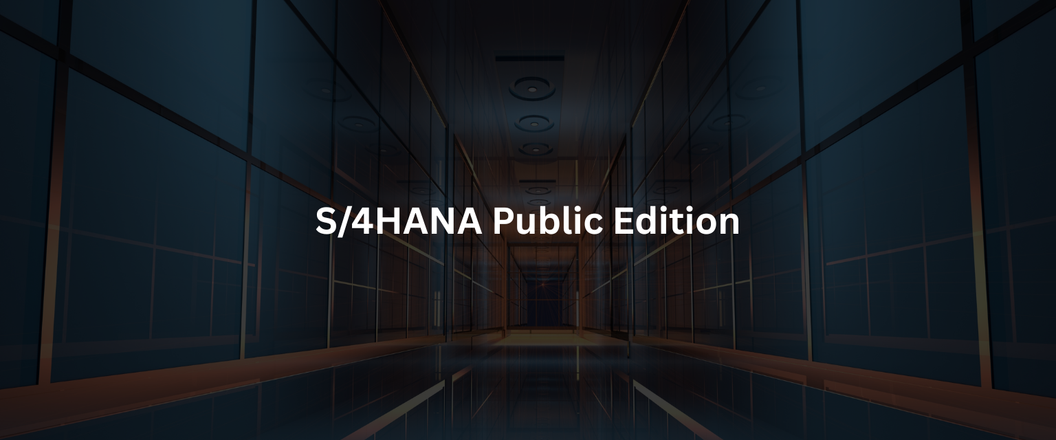 S4hana public edition