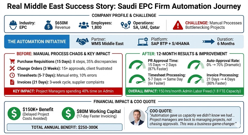 A Real Middle East Success Story Engineering & Procurement Company