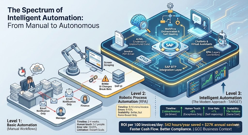 Intelligent Automation Beyond Simple RPA