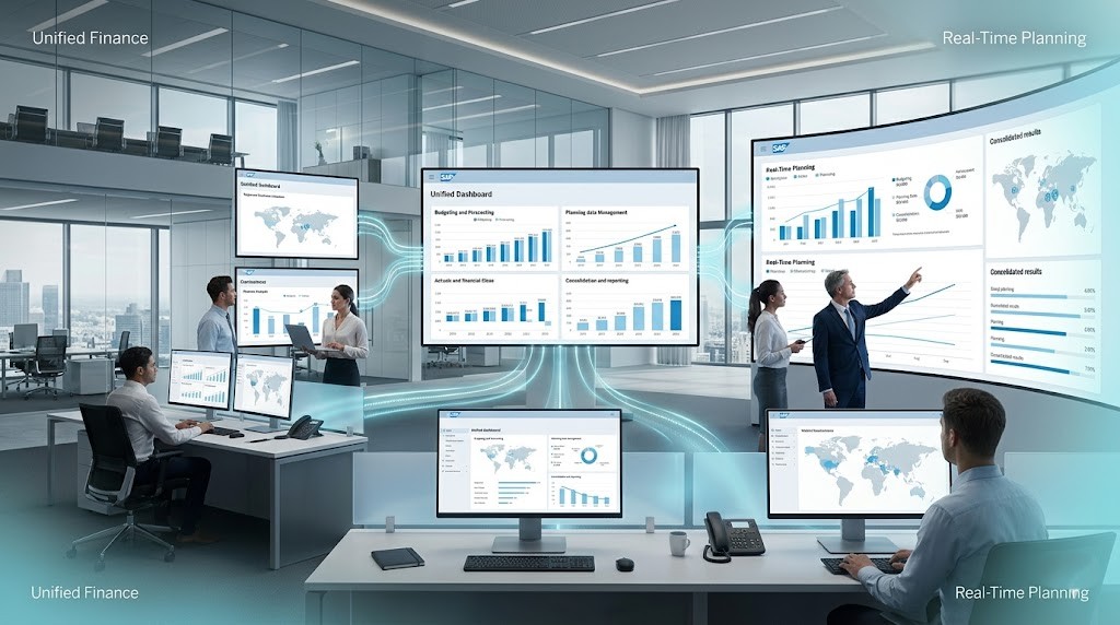 SAP Analytics Cloud, SAP BPC, and SAP Group Reporting Work Together