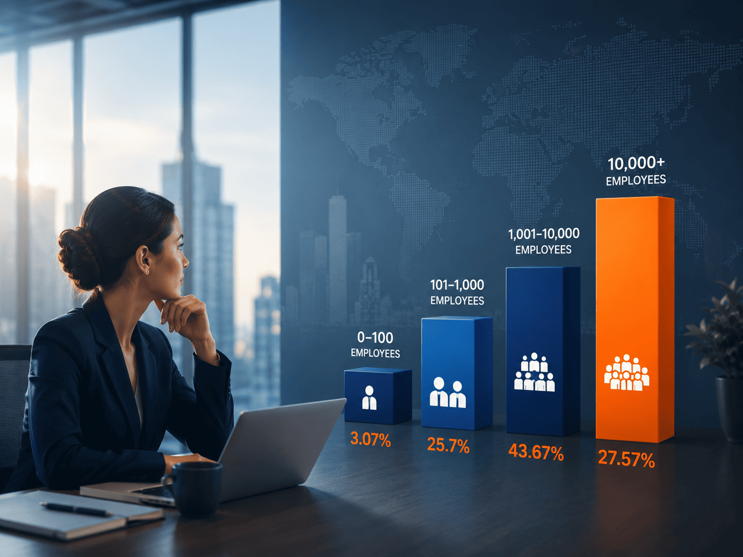 Company Size Behind the Regional Numbers